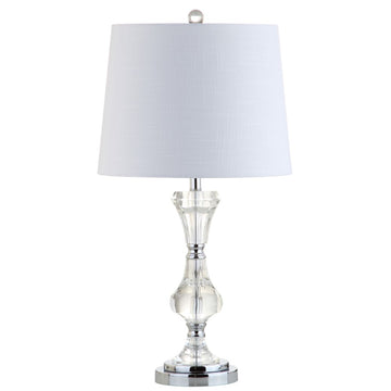 Riley 25" Crystal LED Table Lamp - JONATHAN Y